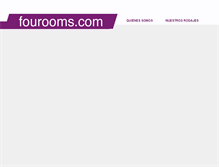Tablet Screenshot of fourooms.com